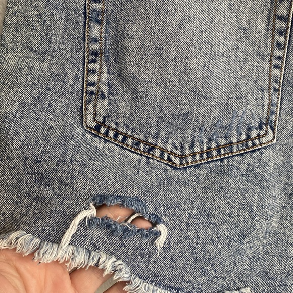 Wild Fable high-rise ripped jean shorts - Picture 4 of 6